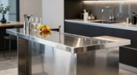top stainless steel prep tables