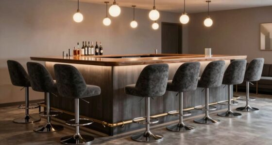 top swivel bar stools