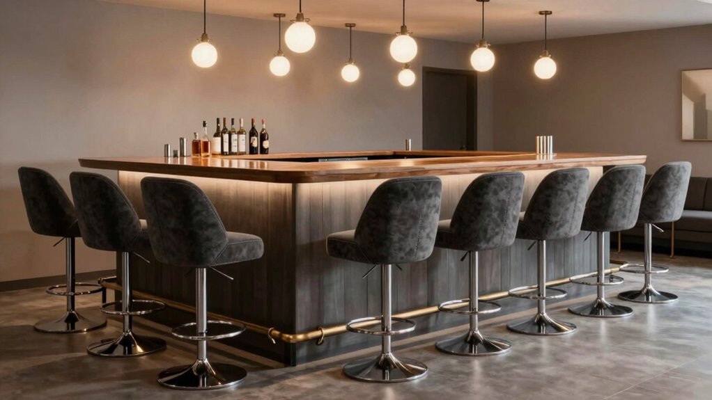 top swivel bar stools