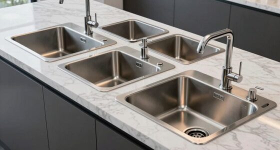 top undercounter bar sinks