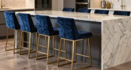 top upholstered bar stools
