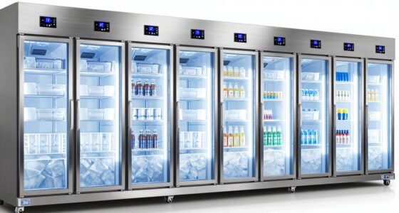 top upright freezers