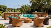 top wicker patio sets