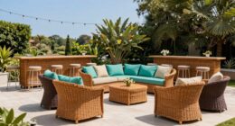 top wicker patio sets