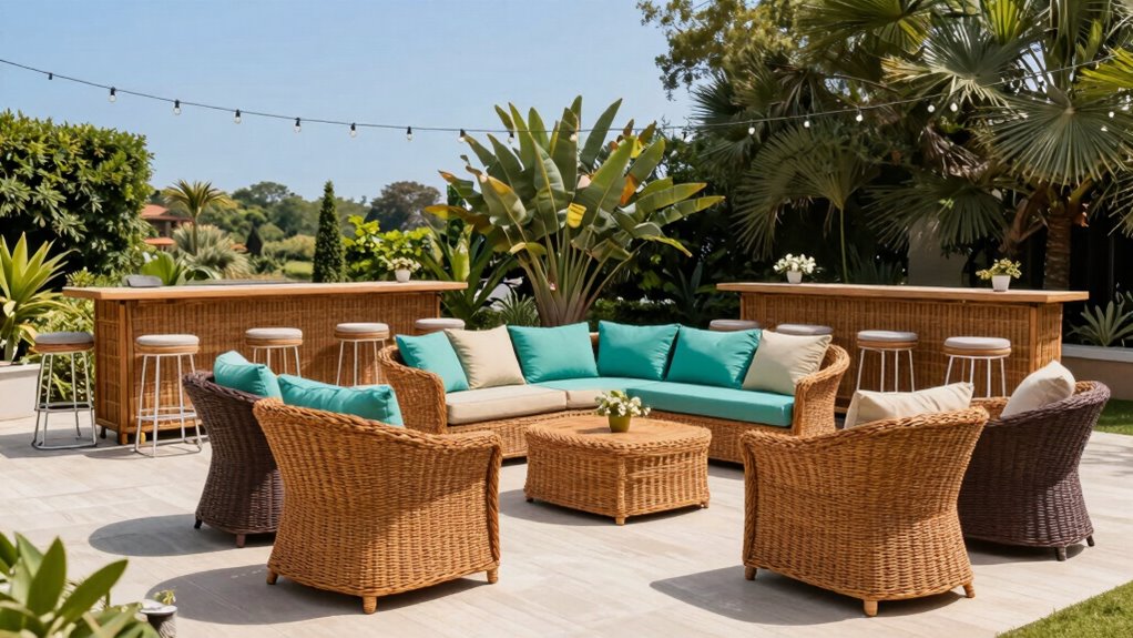 top wicker patio sets