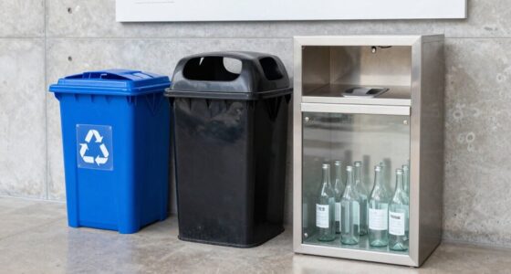 trash recycling glass drop