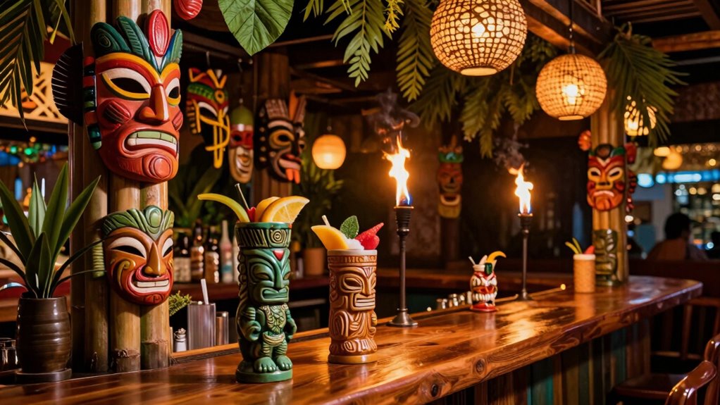 tropical ambiance and flavors