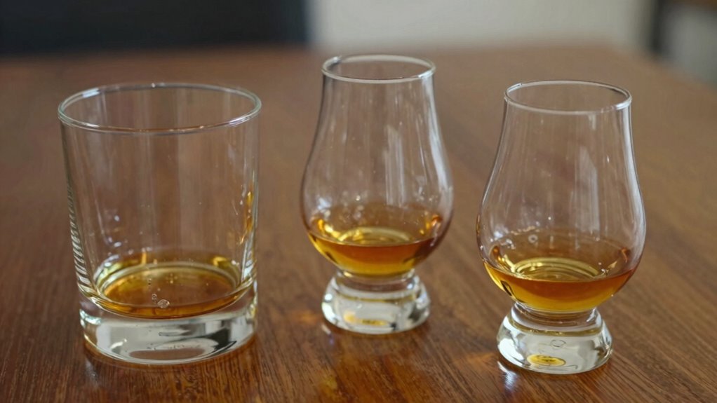 types of whiskey glasses