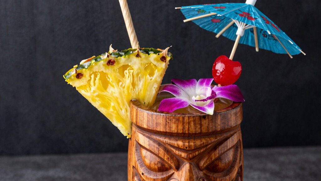 vibrant exotic tropical ingredients