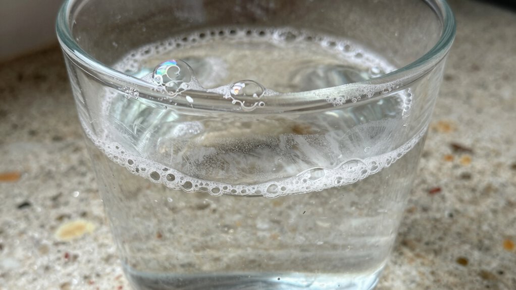 water hardness influences soap residue