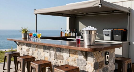 weather resistant outdoor bar