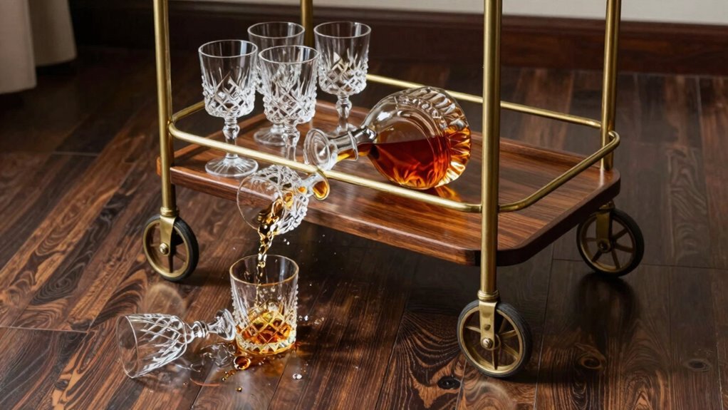 wheels make bar unstable