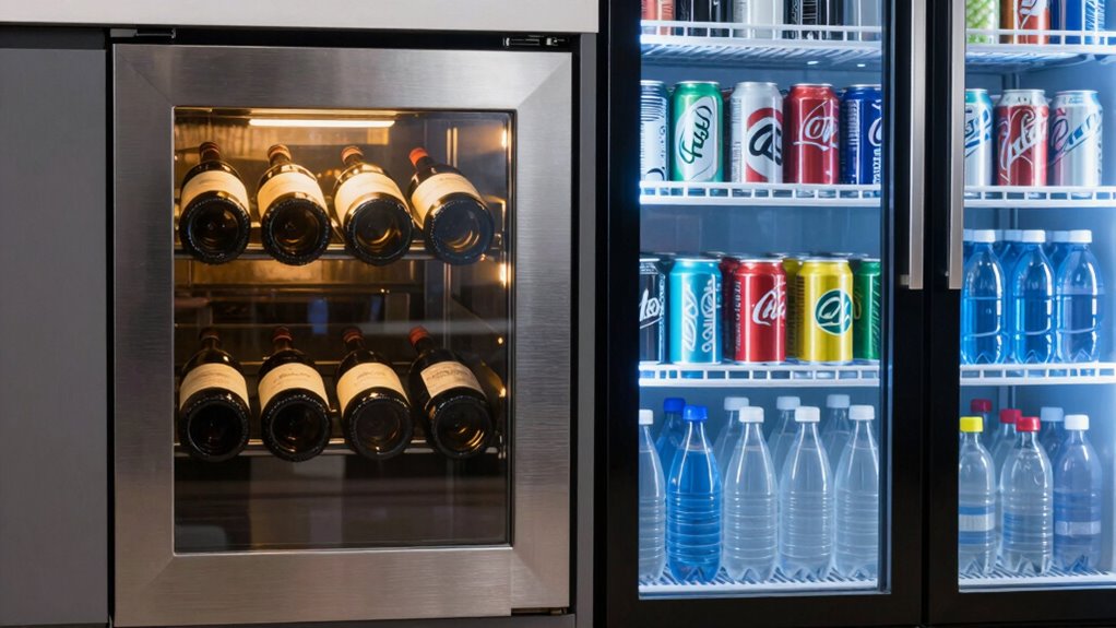 wine fridge price range