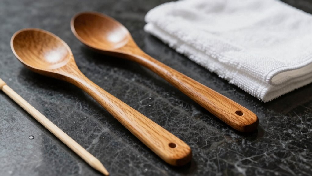 wooden bar tool cleaning