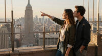 Couple On Empire State Building