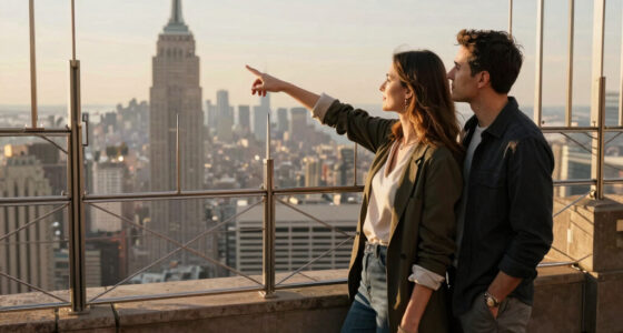 Couple On Empire State Building